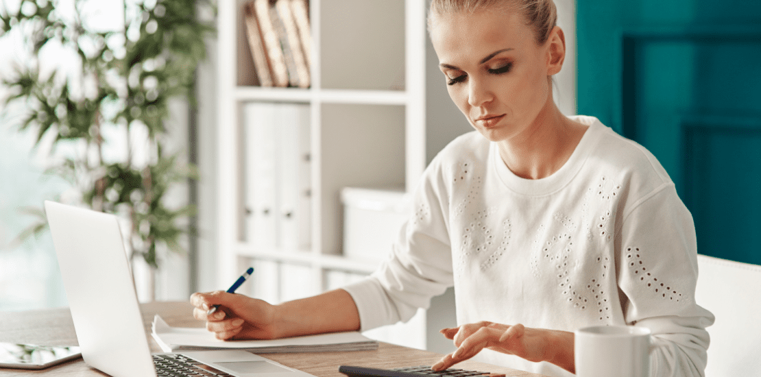 Women on computer