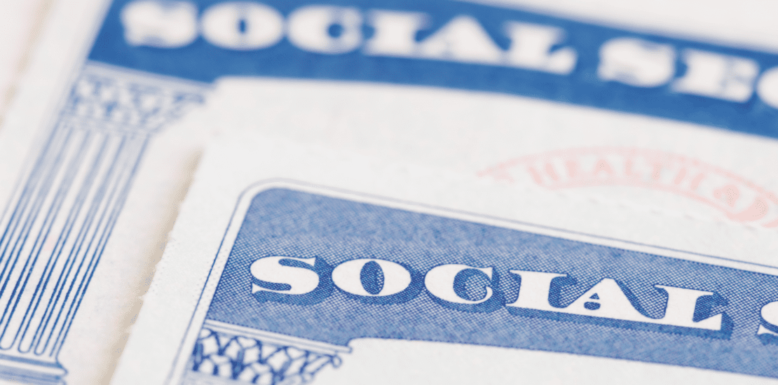 partial social security card