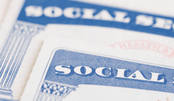 partial social security card